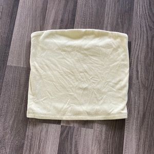 Pastel yellow American Eagle tube top